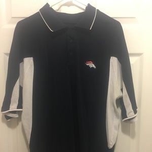 Denver Broncos Navy Blue/White Polo